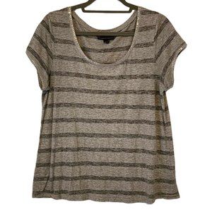 EUC Grey Short Sleeve by iJeans by Buffalo with metallic thread